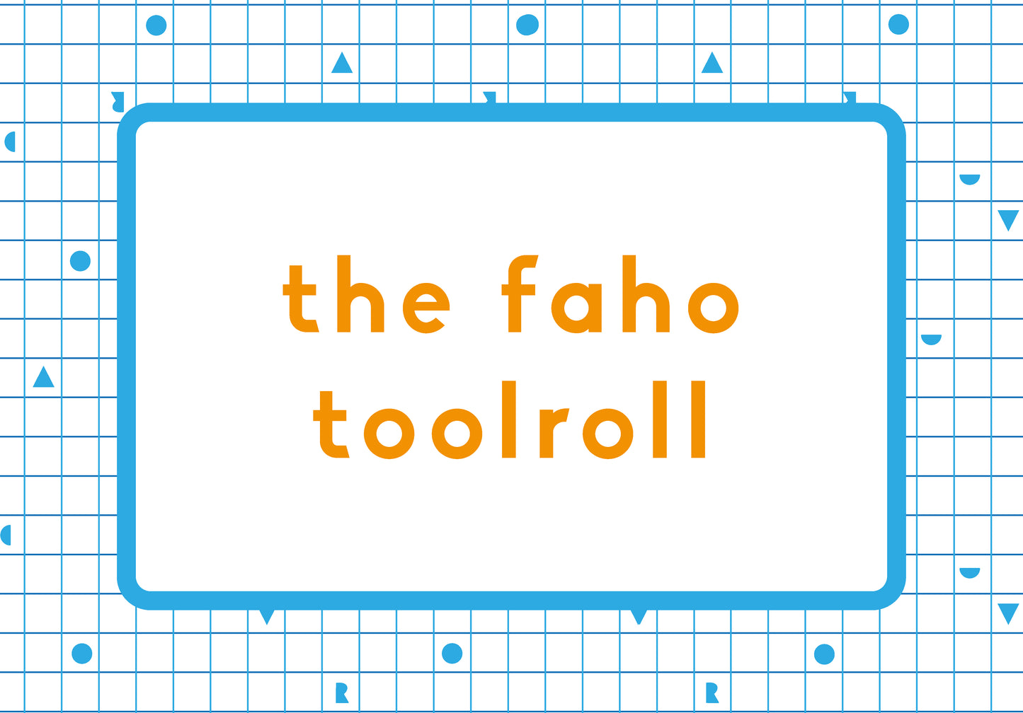 The Faho Tool Roll